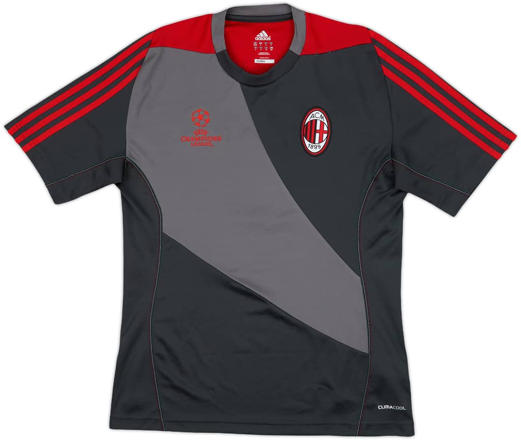 2012-13 AC Milan adidas CL Training Shirt - 9/10 - (S)