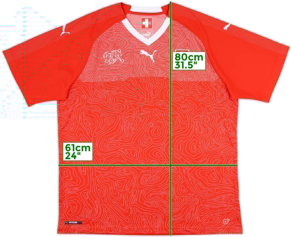 2018-20 Switzerland Home Shirt - 9/10 - (XXL)