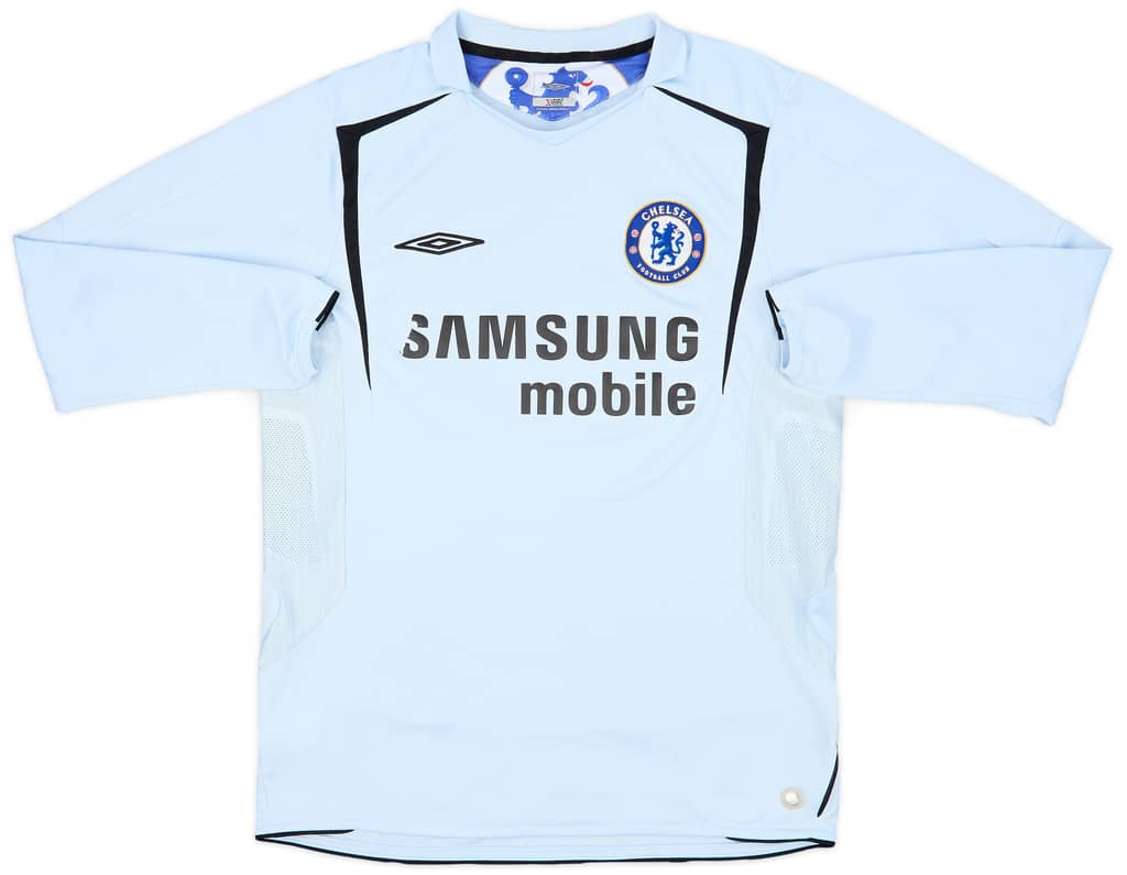 2005-06 Chelsea Away L/S Shirt - 5/10 - (M)
