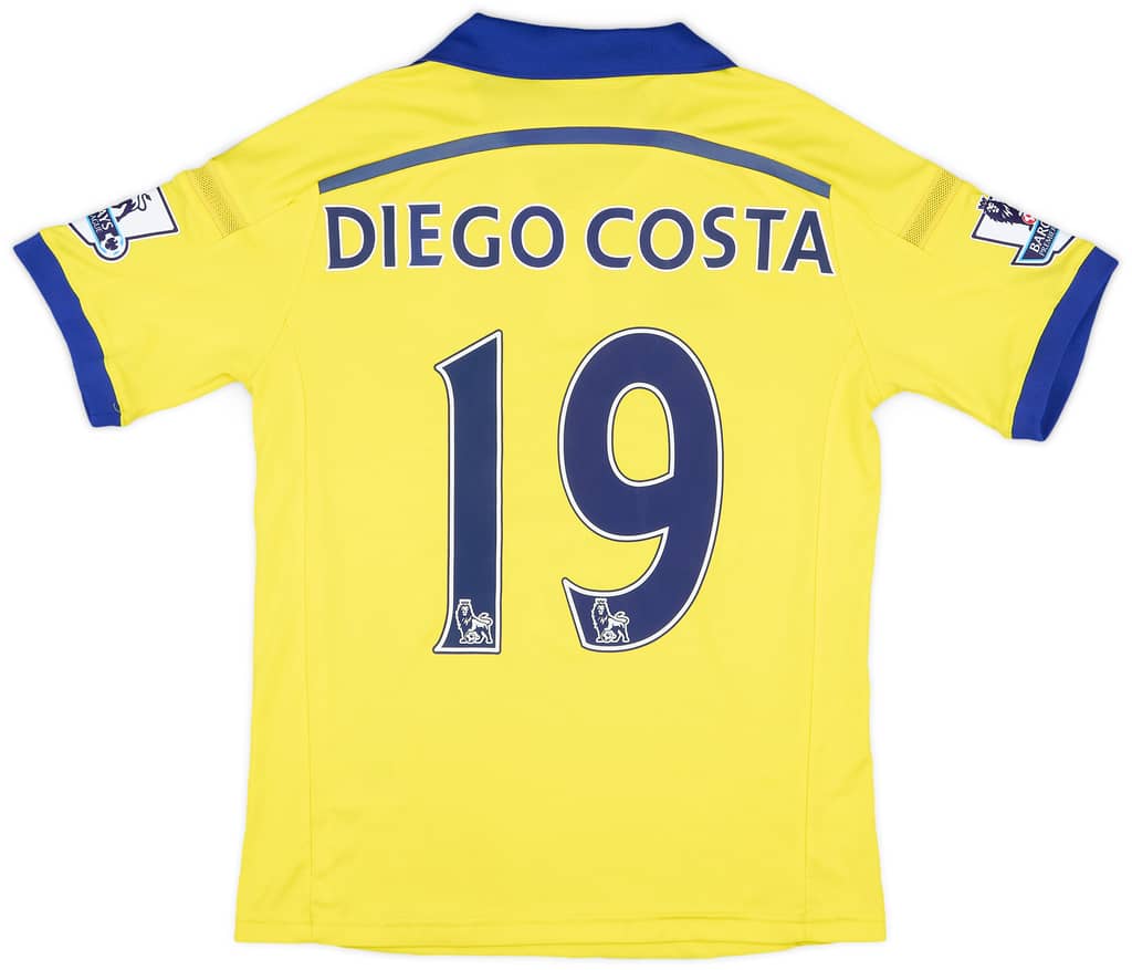 2014-15 Chelsea Away Shirt Diego Costa #19 - 7/10 - (L.Boys)