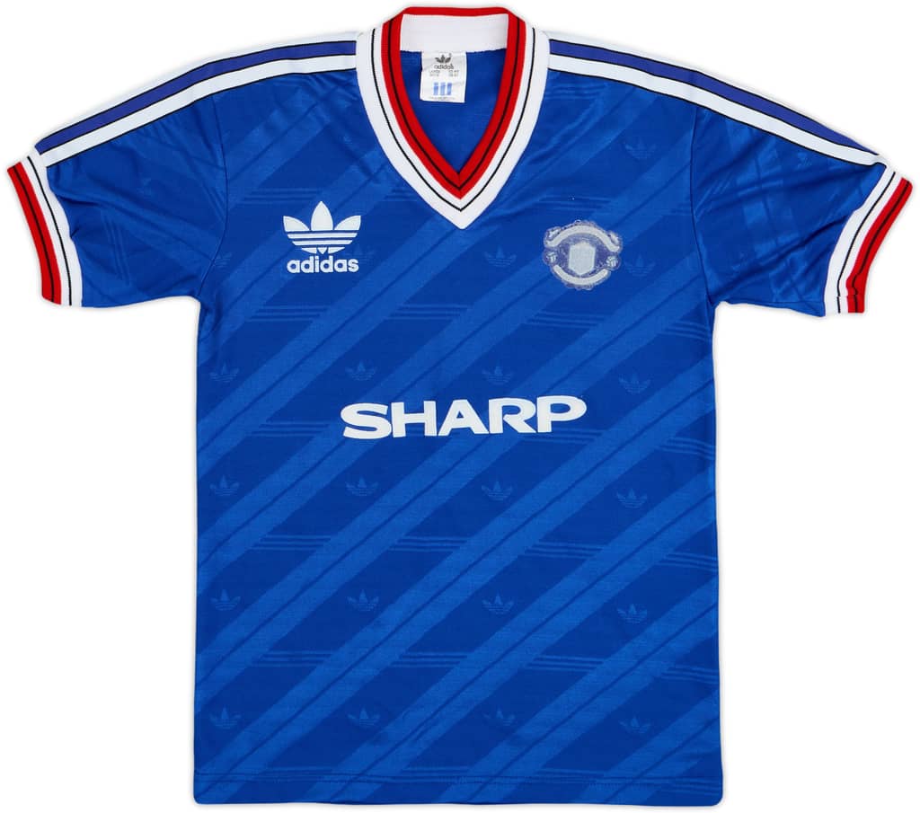 1986-88 Manchester United Third Shirt - 4/10 - (L.Boys)