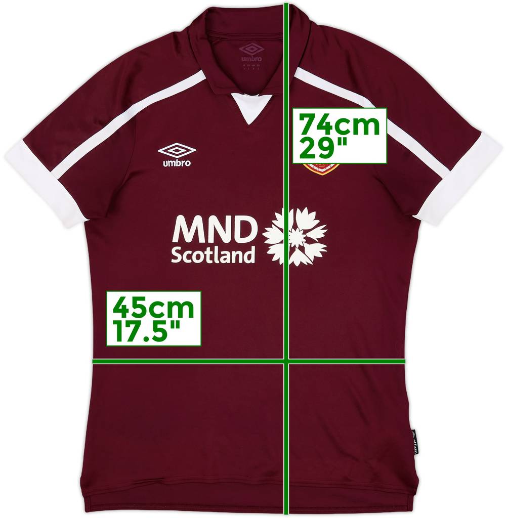 2021-22 Hearts Home Shirt - 8/10 - (S)