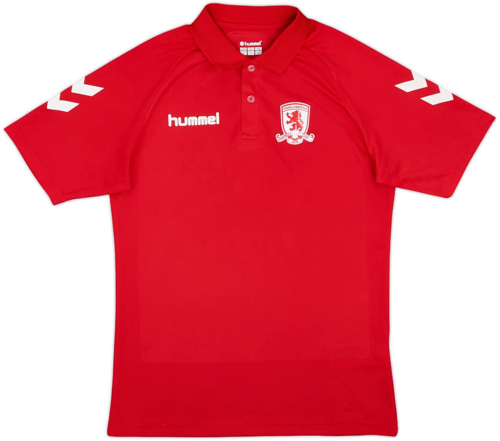 2019-20 Middlesbrough Hummel Polo Shirt - 9/10 - (M)