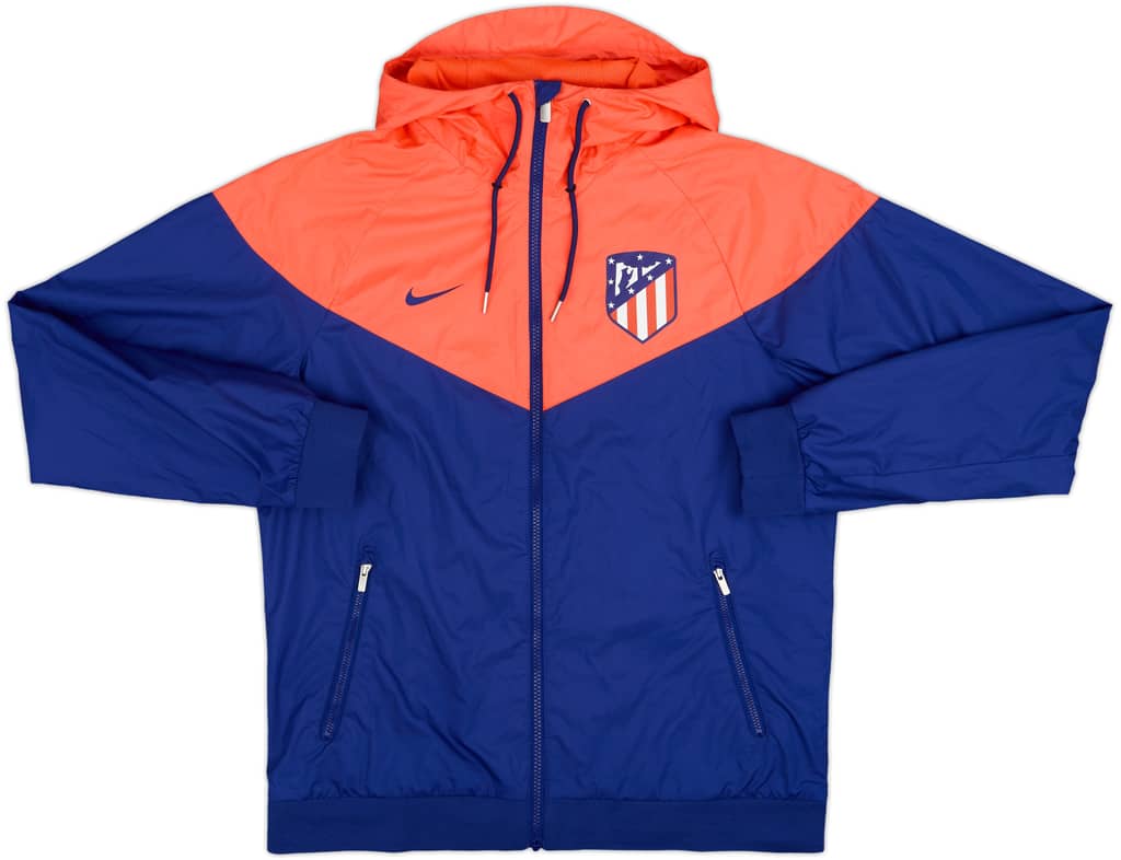 2019-20 Atletico Madrid Nike Hooded Track Jacket - 8/10 - (S)