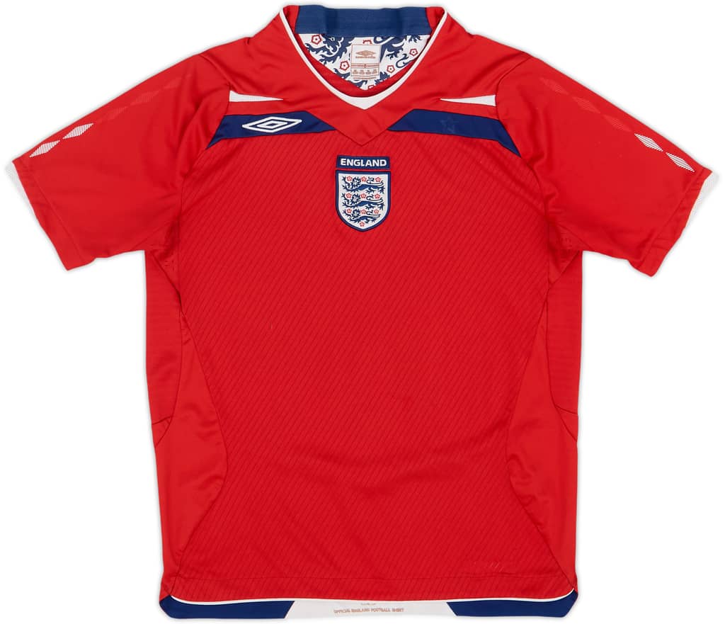 2008-10 England Away Shirt - 4/10 - (M.Boys)