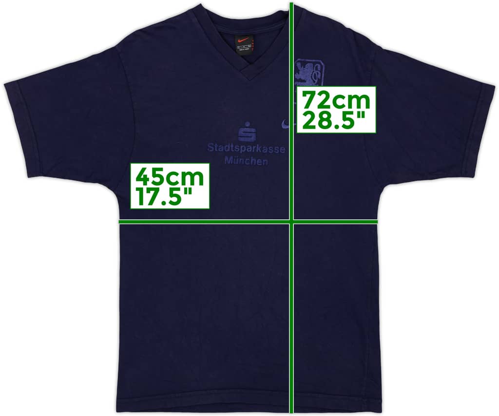 1999-00 1860 Munich Nike Cotton Tee - 8/10 - (S)