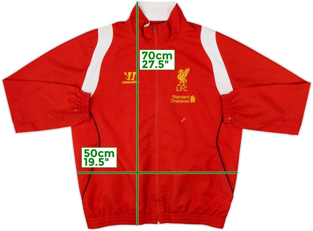 2012-13 Liverpool Warrior Track Jacket - 6/10 - (L)