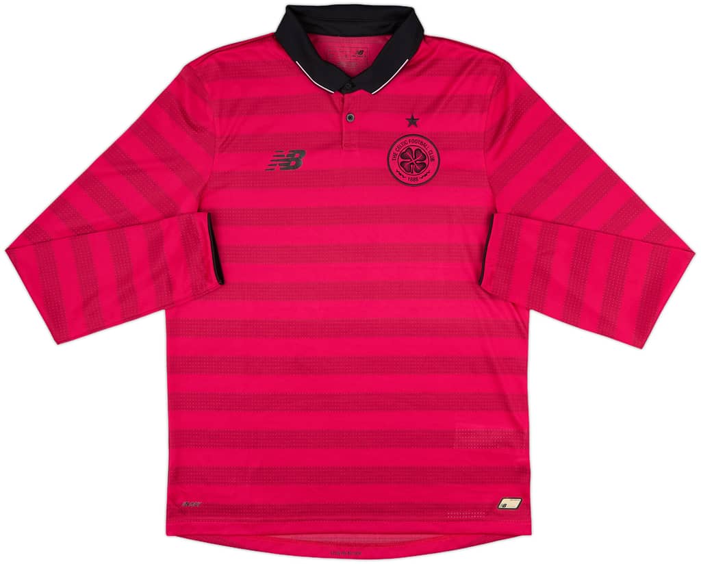 2016-17 Celtic Third L/S Shirt - 10/10 - (M)