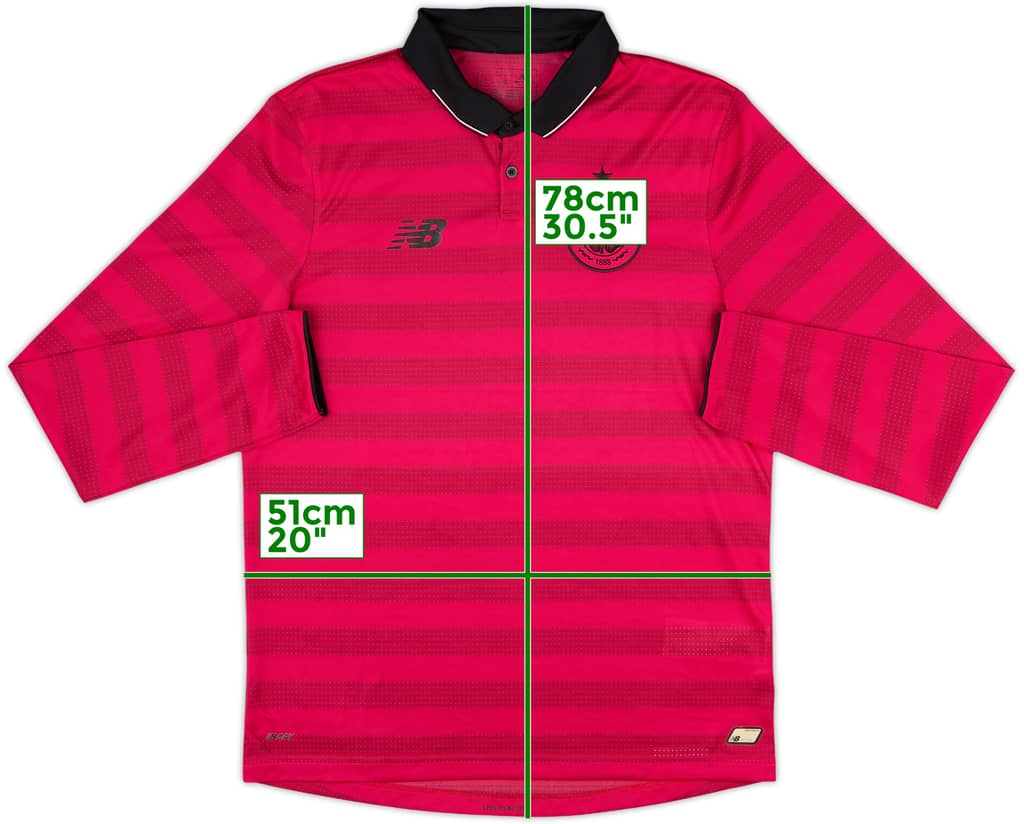 2016-17 Celtic Third L/S Shirt - 10/10 - (M)