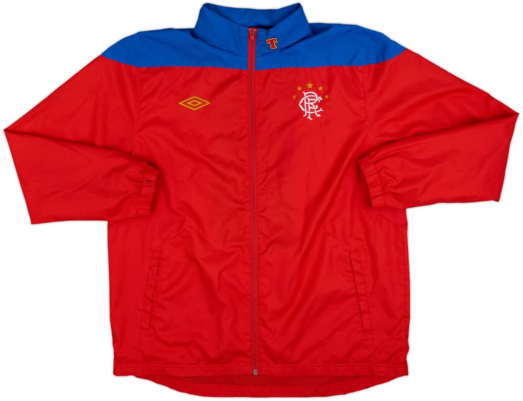 2011-12 Rangers Umbro Hooded Rain Jacket - 7/10 - (XL)