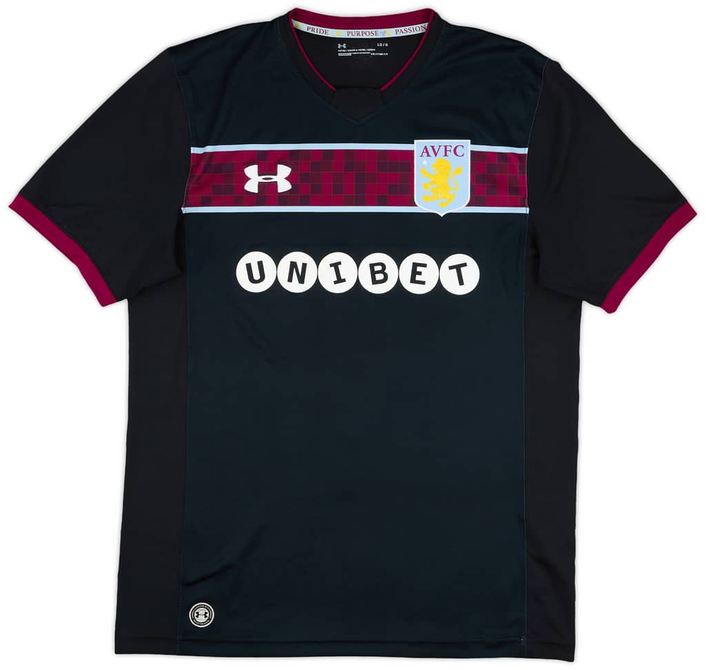 2017-18 Aston Villa Away Shirt - 10/10 - (L)