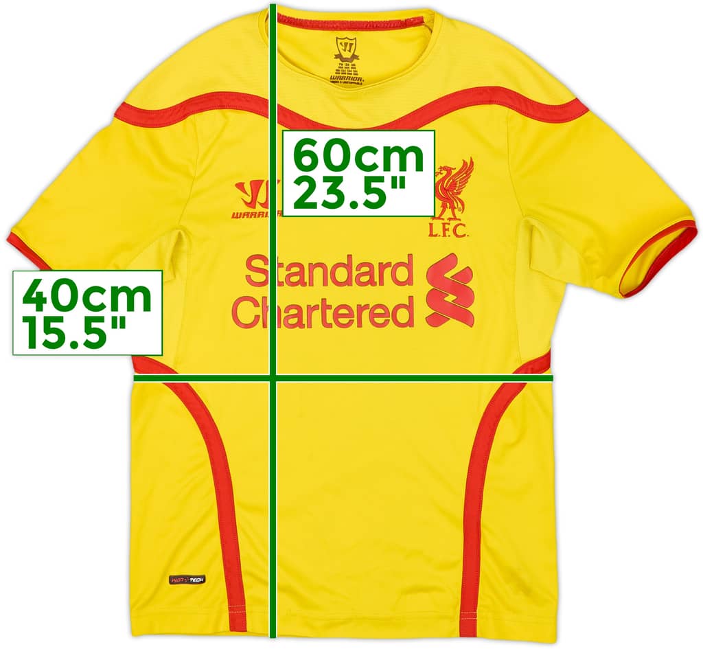 2014-15 Liverpool Away Shirt - 5/10 - (M.Boys)