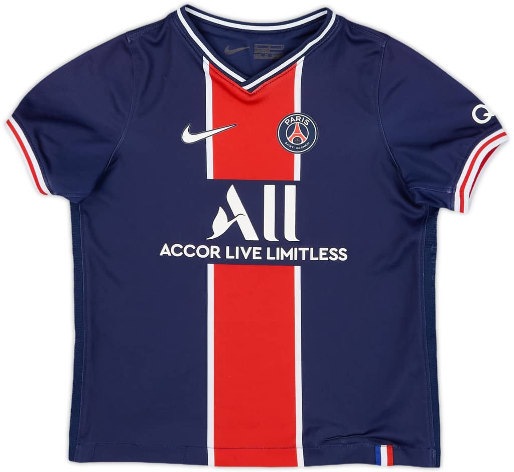 2020-21 Paris Saint-Germain Home Shirt - 8/10 - (M.Boys)