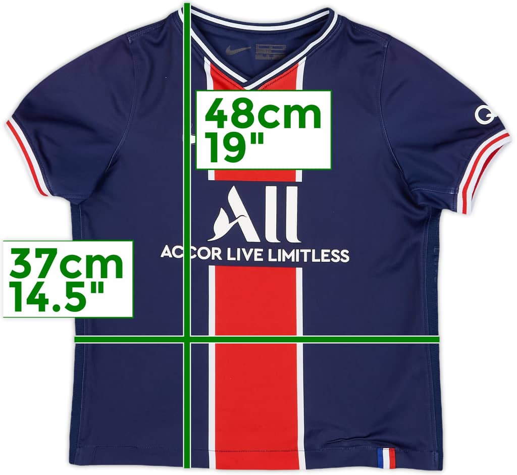 2020-21 Paris Saint-Germain Home Shirt - 8/10 - (M.Boys)