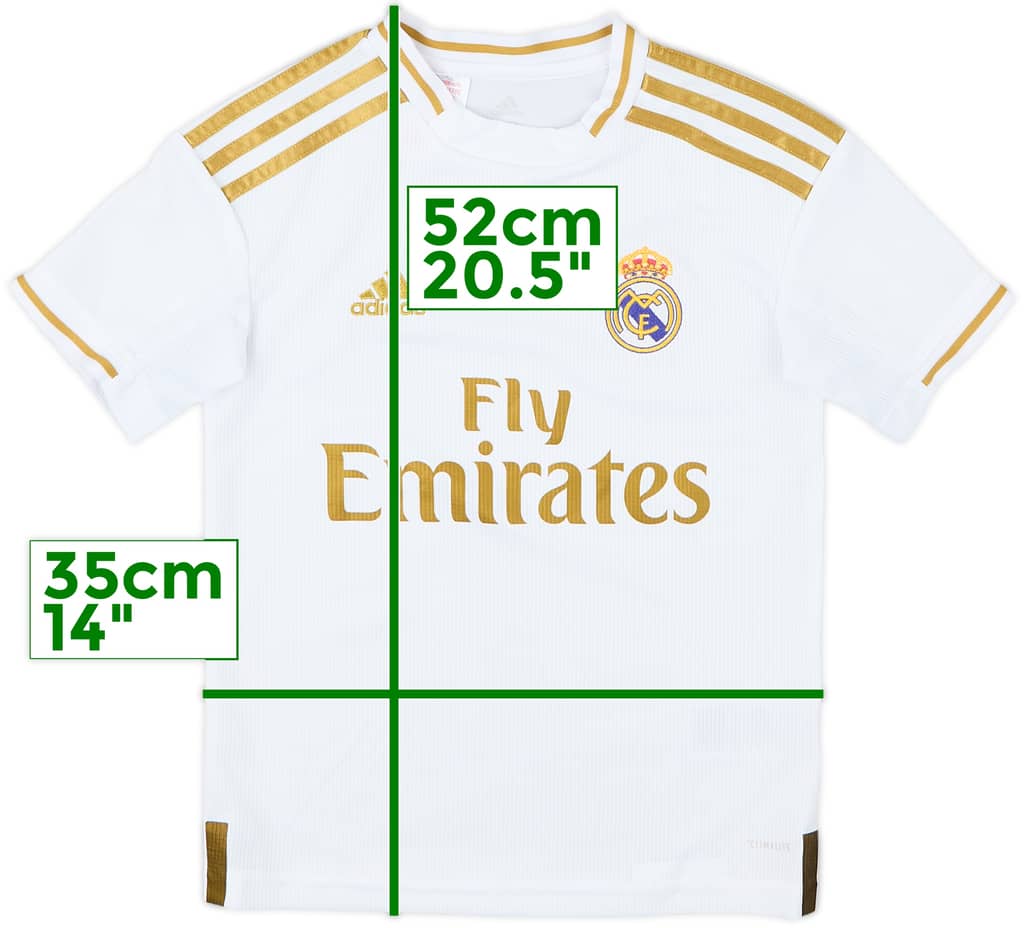 2019-20 Real Madrid Home Shirt - 9/10 - (S.Boys)
