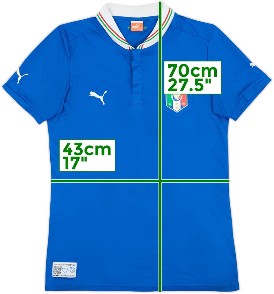 2012-13 Italy Home Shirt - 9/10 - (Women's M)