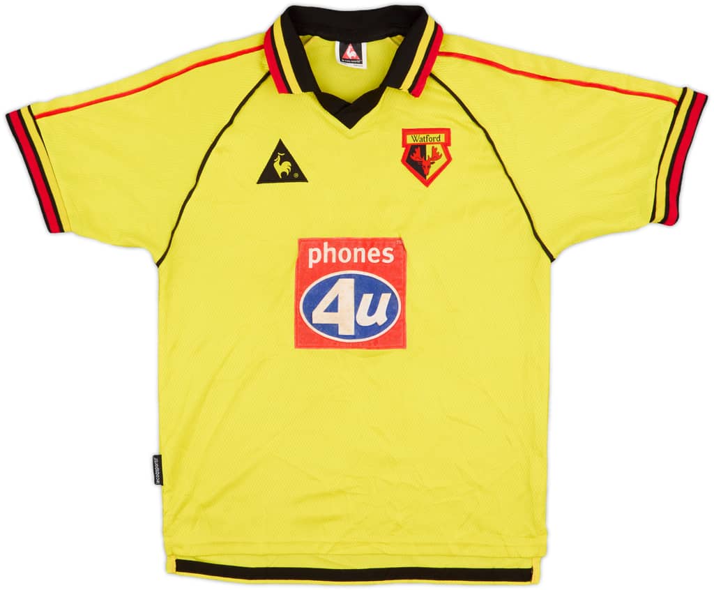 1999-01 Watford Home Shirt - 8/10 - (L.Boys)