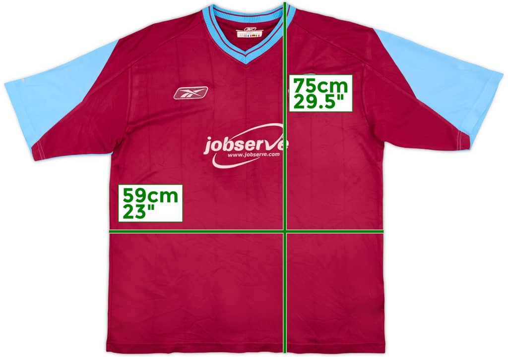 2003-05 West Ham Home Shirt - 9/10 - (XL)