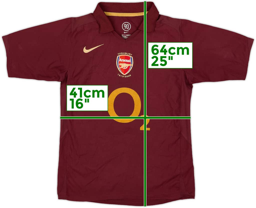 2005-06 Arsenal Home Shirt - 8/10 - (M.Boys)