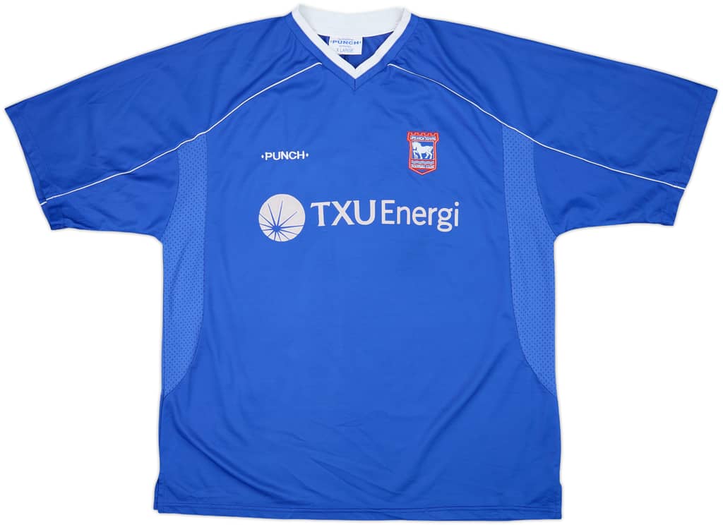 2001-02 Ipswich Home Shirt - 9/10 - (XL)