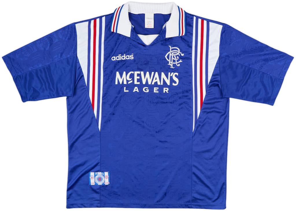 1996-97 Rangers Home Shirt - 8/10 - (XL)
