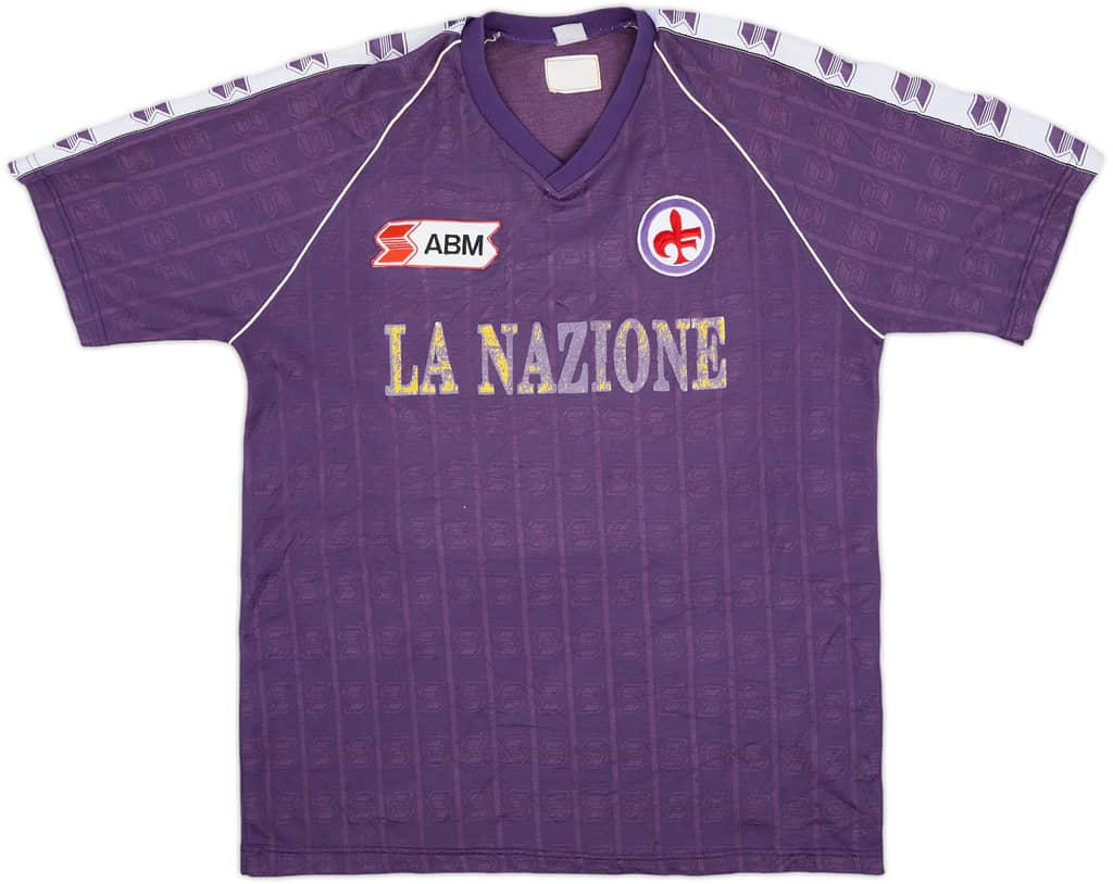 1989-90 Fiorentina ABM Training Shirt - 5/10 - (XL)