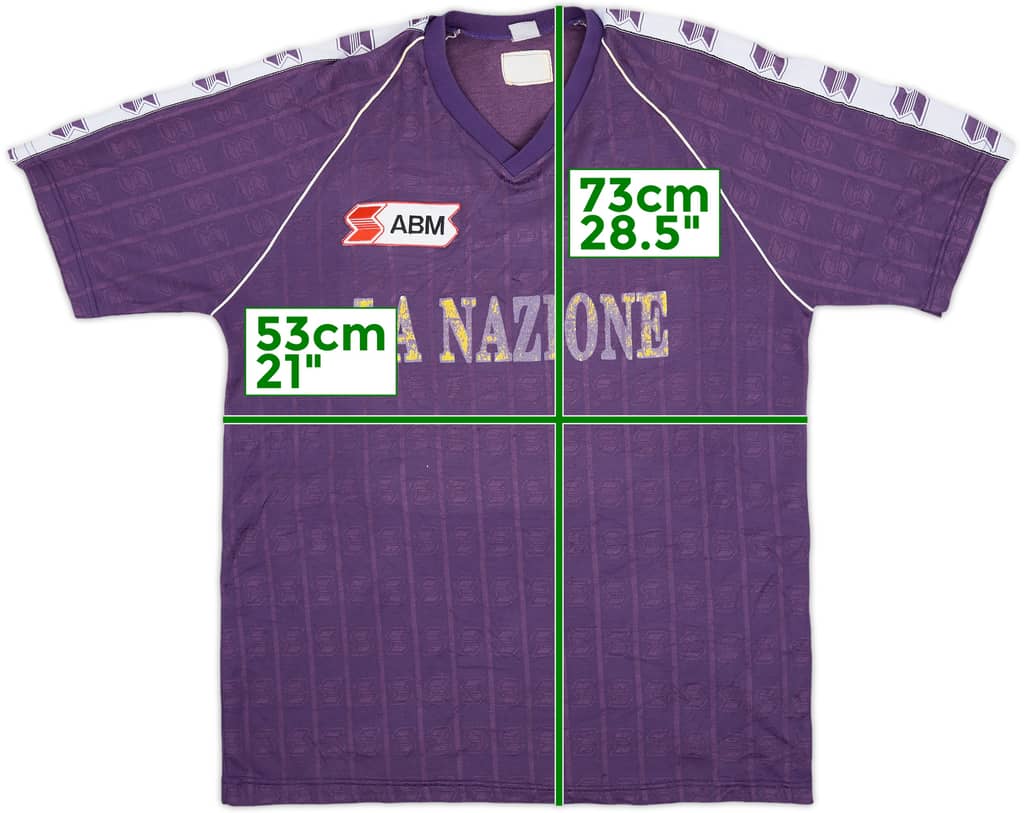 1989-90 Fiorentina ABM Training Shirt - 5/10 - (XL)