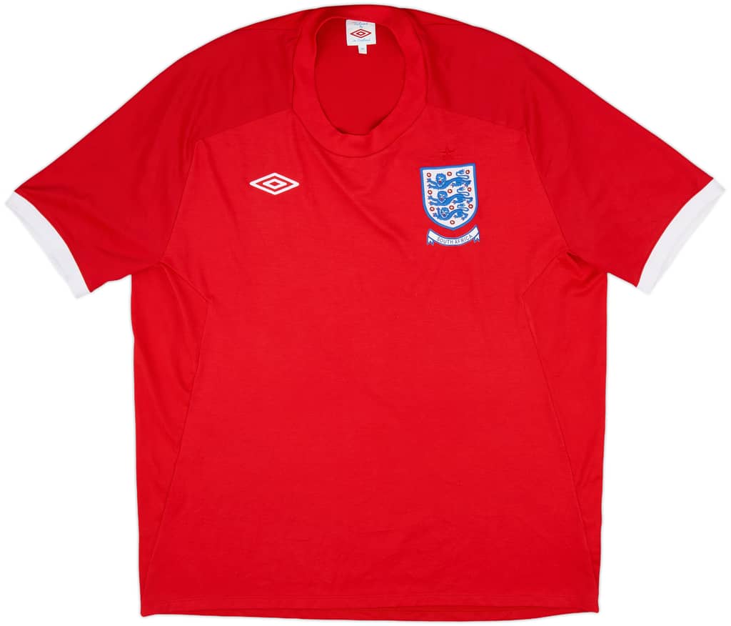 2010-11 England 'South Africa' Away Shirt - 9/10 - (XXL)