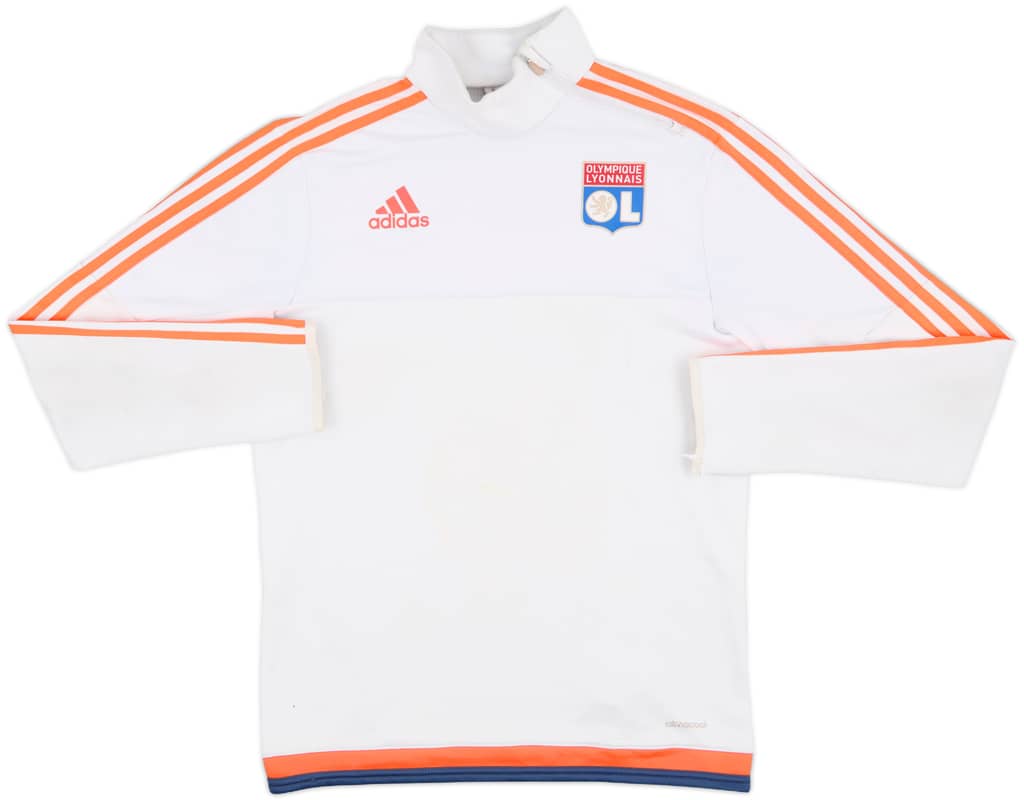 2015-16 Lyon adidas 1/4 Zip Drill Top - 4/10 - (S)
