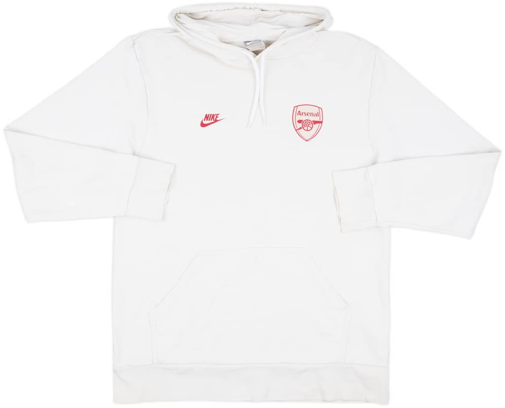 2009-10 Arsenal Nike Hooded Sweat Top - 6/10 - (L)