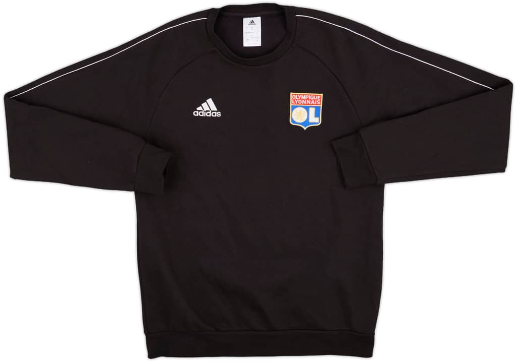 2018-19 Lyon adidas Sweat Top - 10/10 - (S)