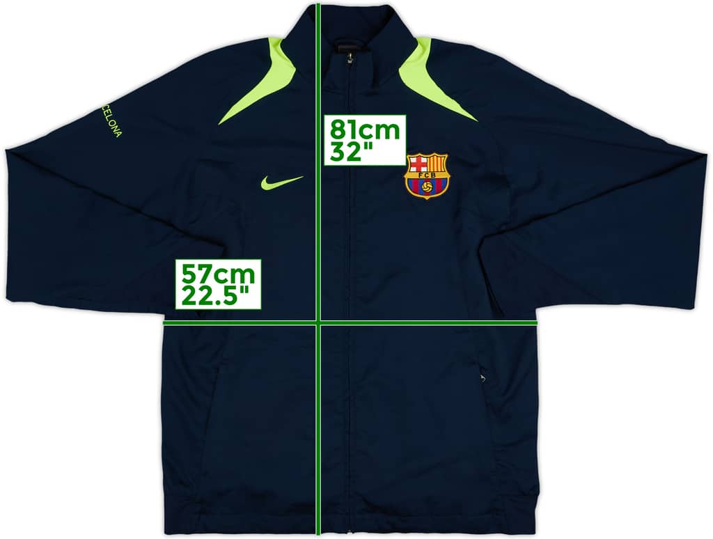 2005-06 Barcelona Nike Track Jacket - 8/10 - (L)