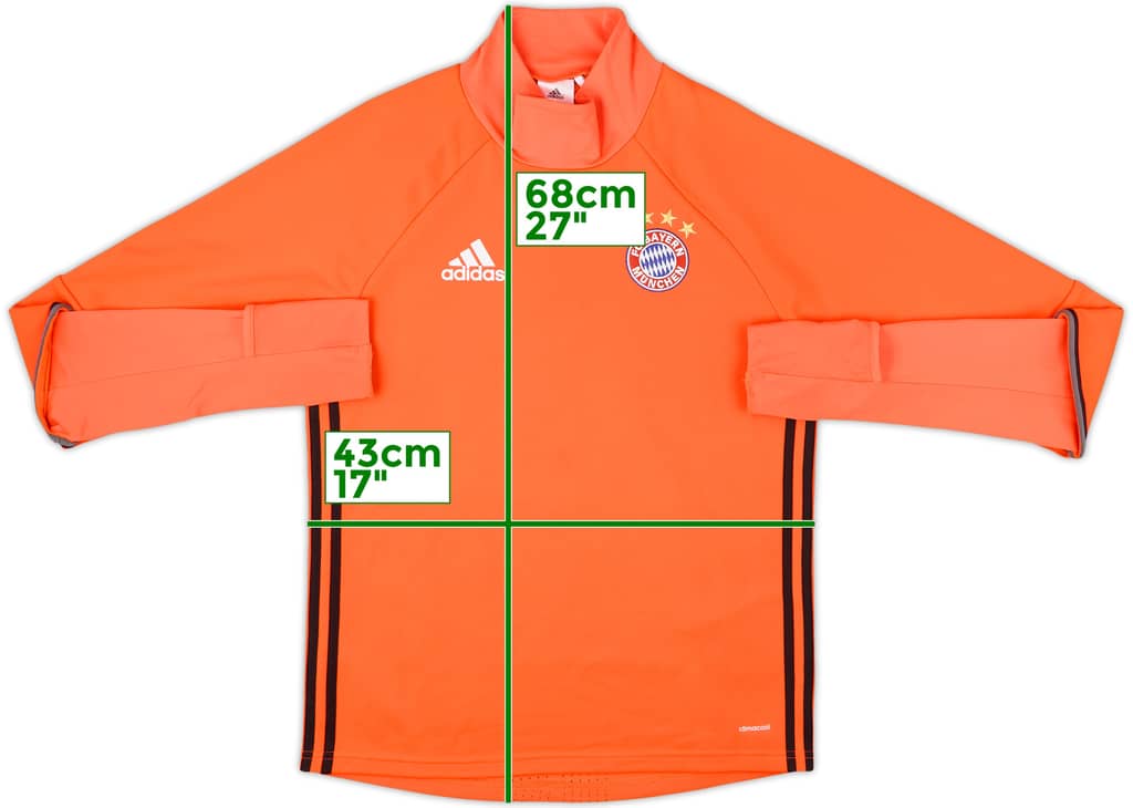 2016-17 Bayern Munich adidas Sweat Top - 9/10 - (S)