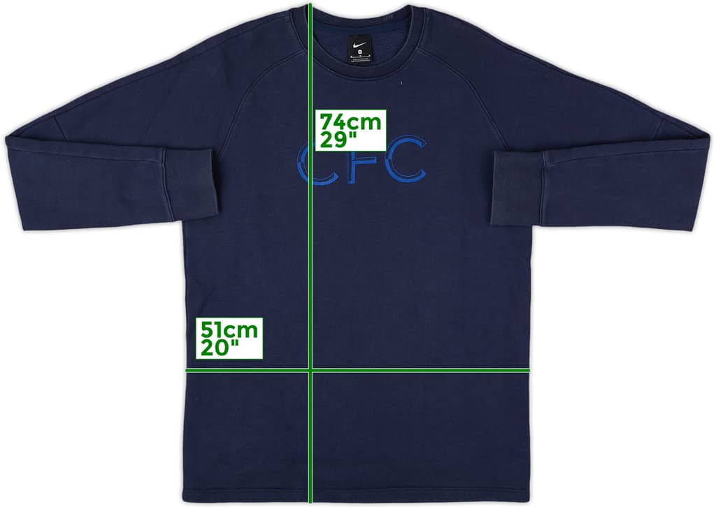 2019-20 Chelsea Nike Sweat Top - 9/10 - (M)