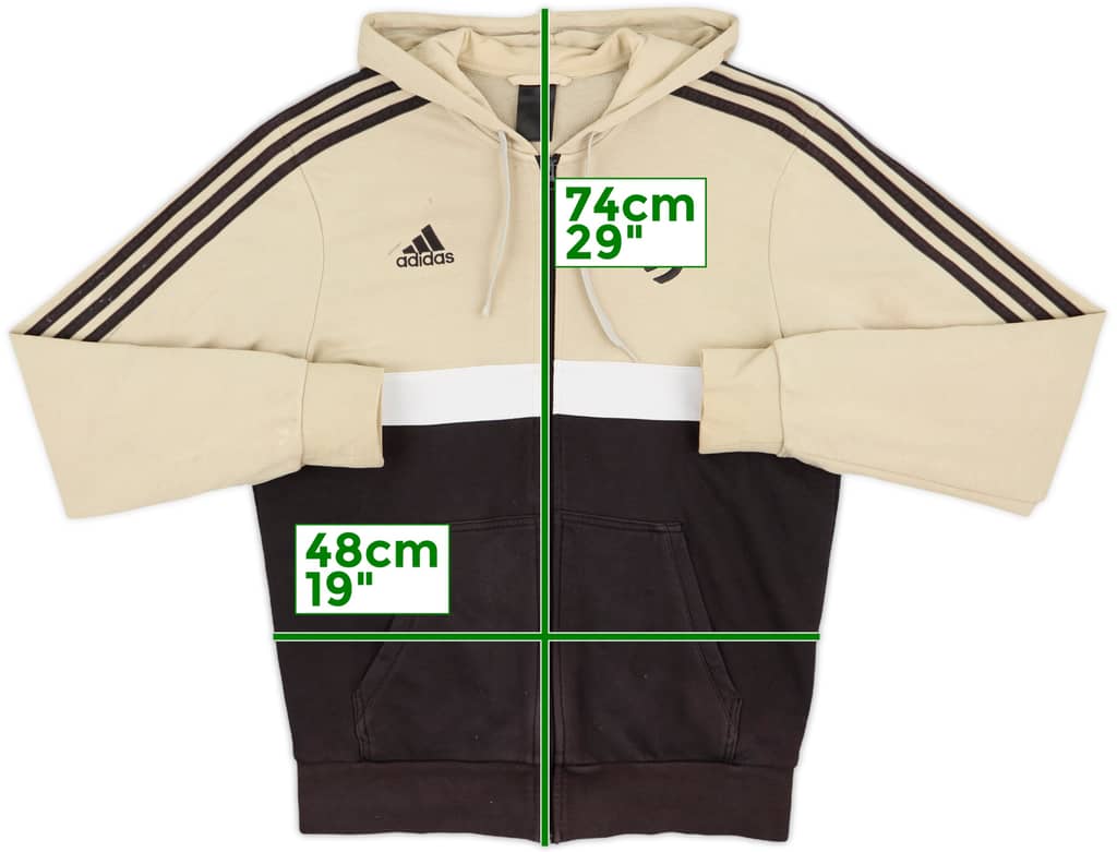 2018-19 Juventus adidas Hooded Sweat Top - 5/10 - (M)