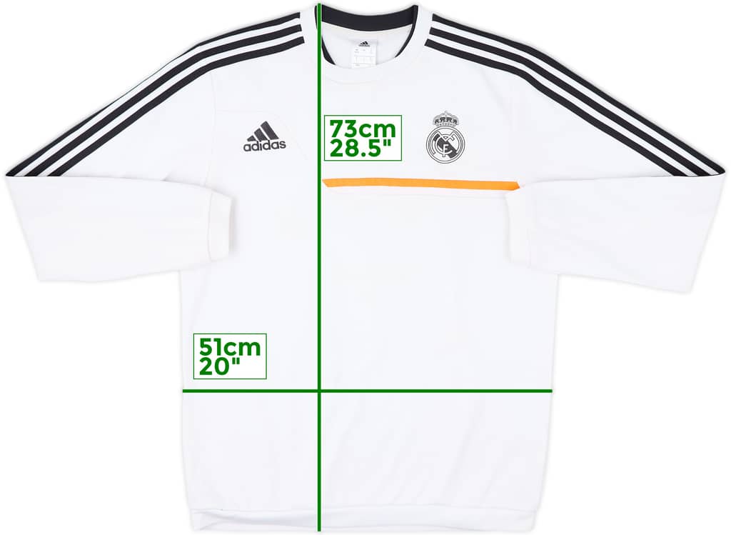 2013-14 Real Madrid adidas Sweat Top - 6/10 - (M)