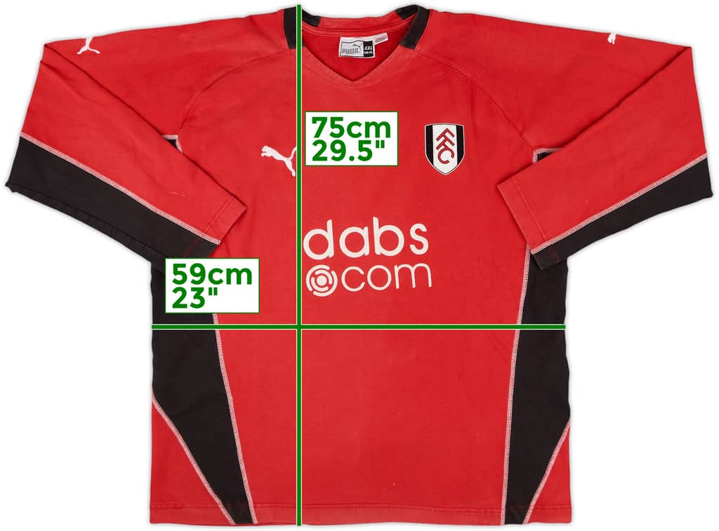 2003-05 Fulham Puma Sweat Top - 6/10 - (XXL)