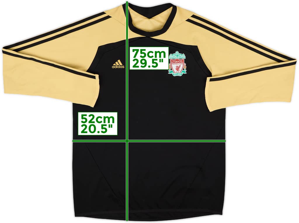 2008-09 Liverpool adidas Sweat Top - 8/10 - (M)