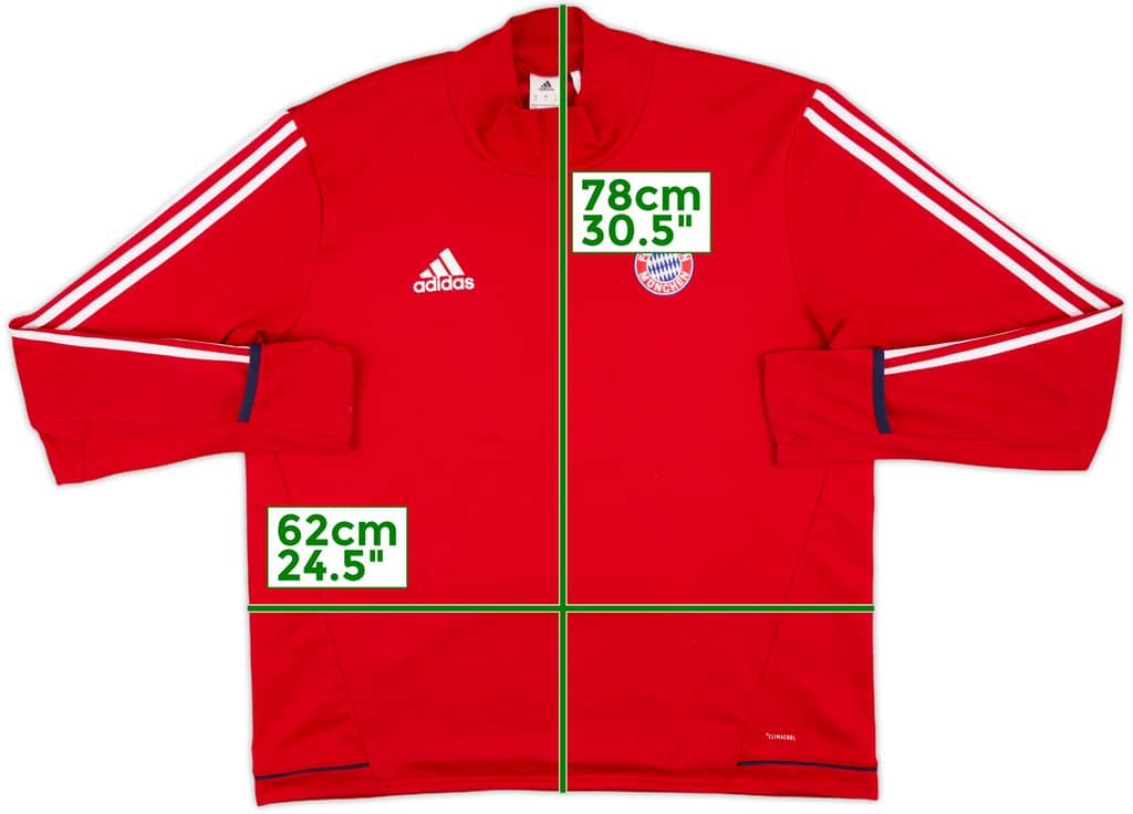 2017-18 Bayern Munich adidas Sweat Top - 8/10 - (XL)