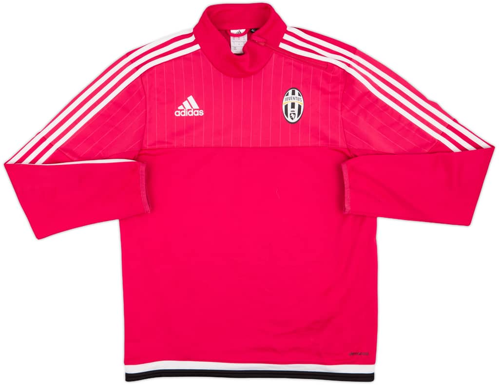 2015-16 Juventus adidas 1/4 Zip Drill Top - 8/10 - (M)