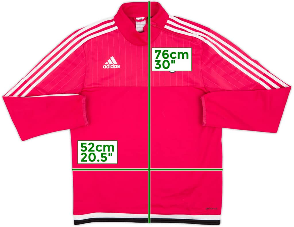 2015-16 Juventus adidas 1/4 Zip Drill Top - 8/10 - (M)