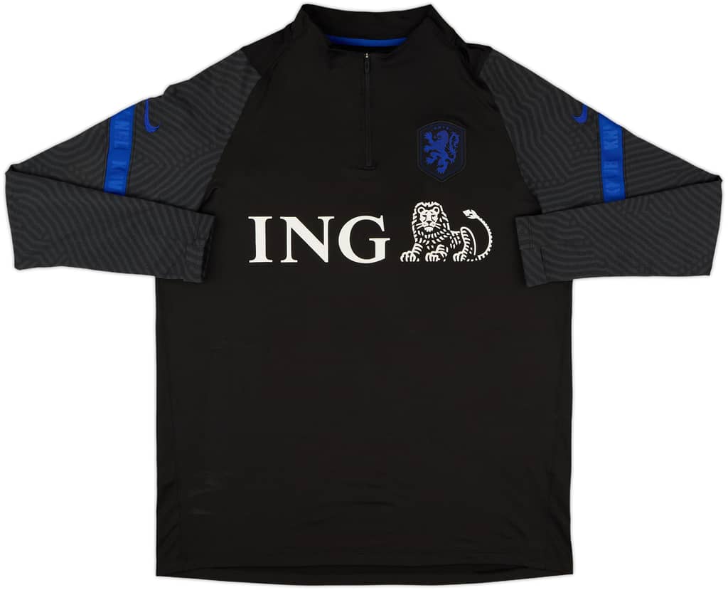 2020-21 Netherlands Nike 1/4 Zip Drill Top - 6/10 - (XL)