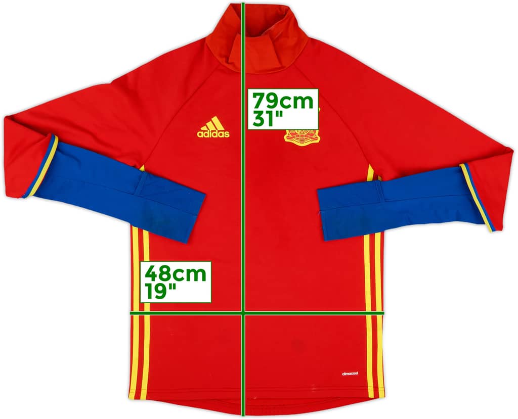 2016-18 Spain adidas Drill Top - 6/10 - (S)