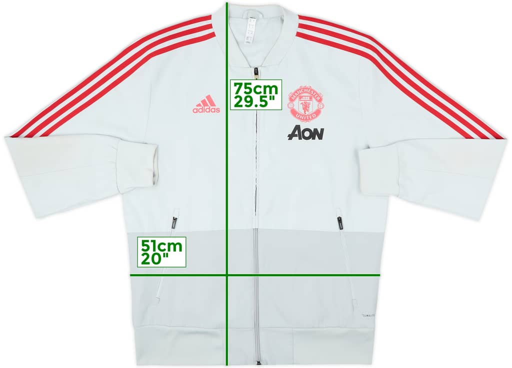 2018-19 Manchester United adidas Track Jacket - 10/10 - (M)
