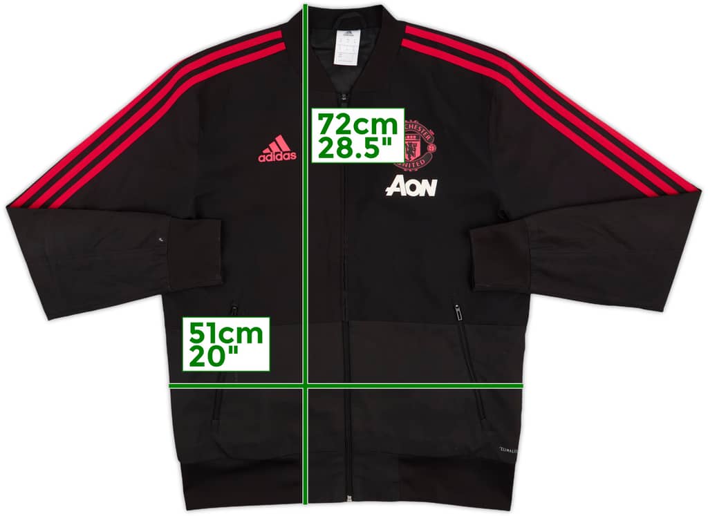 2018-19 Manchester United adidas Track Jacket - 7/10 - (M)