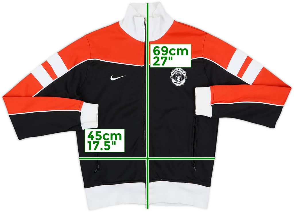 2005-06 Manchester United Nike Track Jacket - 7/10 - (S)