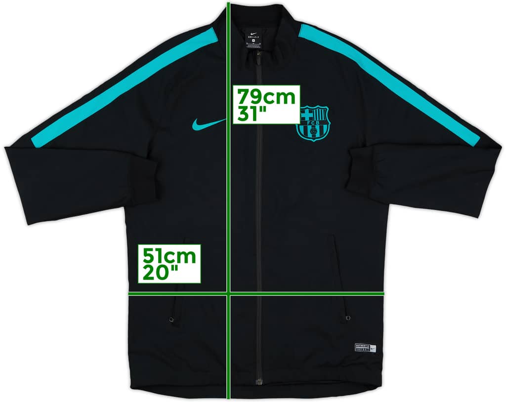 2016-17 Barcelona Nike Track Jacket - 8/10 - (M)