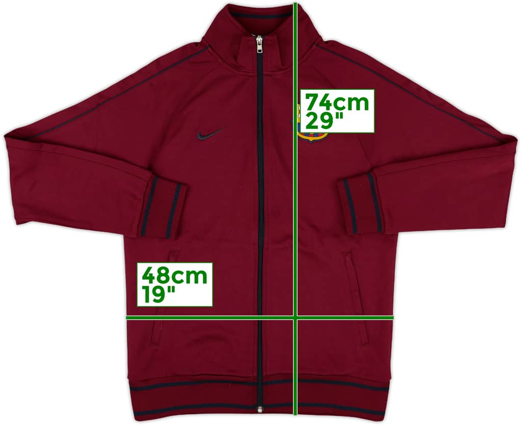 2010-11 Barcelona Nike Track Jacket - 9/10 - (S)