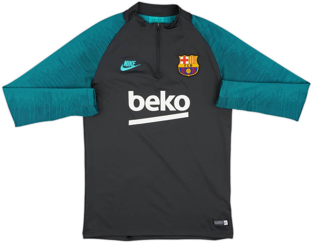 2019-20 Barcelona Nike 1/4 Zip Drill Top - 5/10 - (S)