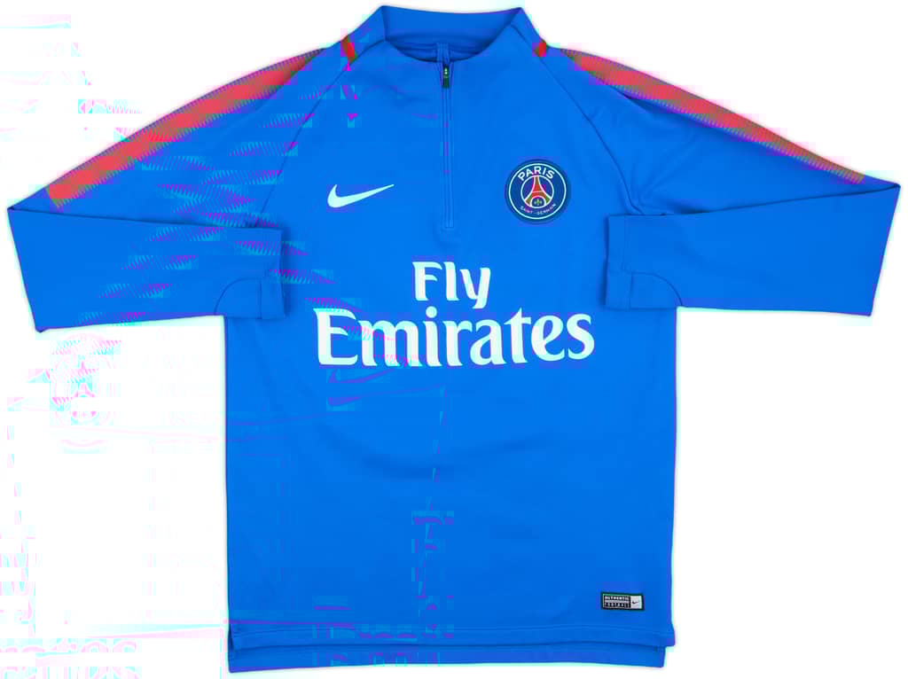 2018-19 Paris Saint-Germain Nike 1/4 Zip Drill Top - 10/10 - (M)
